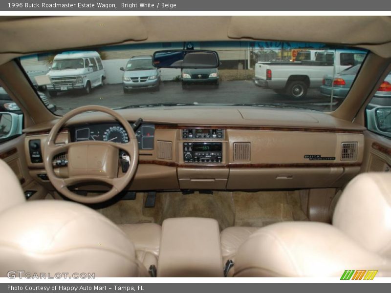 Bright White / Beige 1996 Buick Roadmaster Estate Wagon