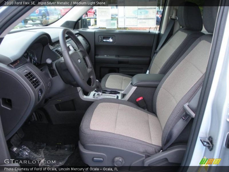 Ingot Silver Metallic / Medium Light Stone 2010 Ford Flex SE