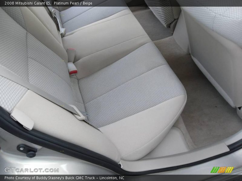 Platinum Pearl / Beige 2008 Mitsubishi Galant ES