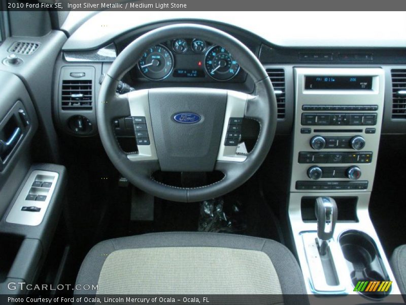 Ingot Silver Metallic / Medium Light Stone 2010 Ford Flex SE