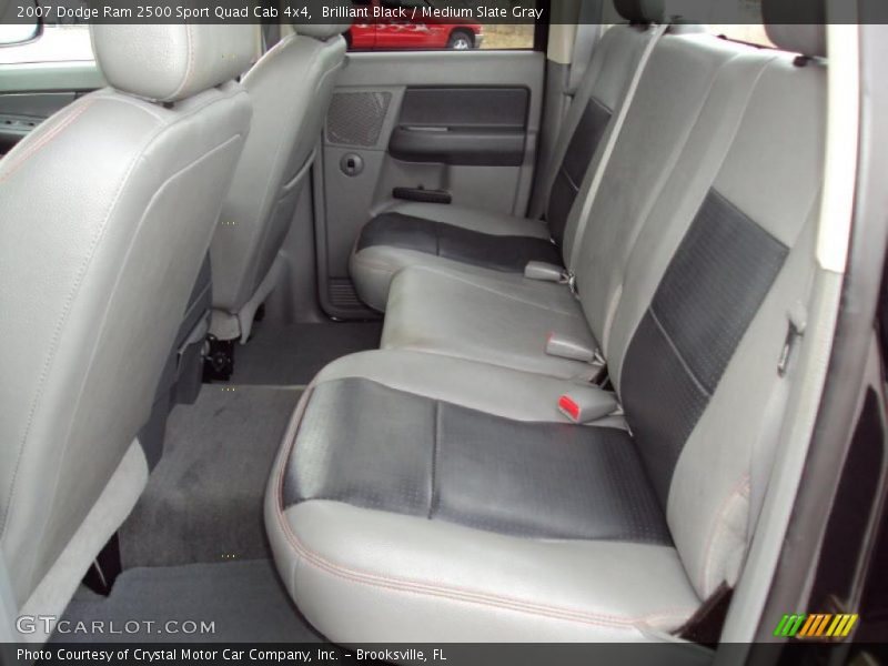 Brilliant Black / Medium Slate Gray 2007 Dodge Ram 2500 Sport Quad Cab 4x4