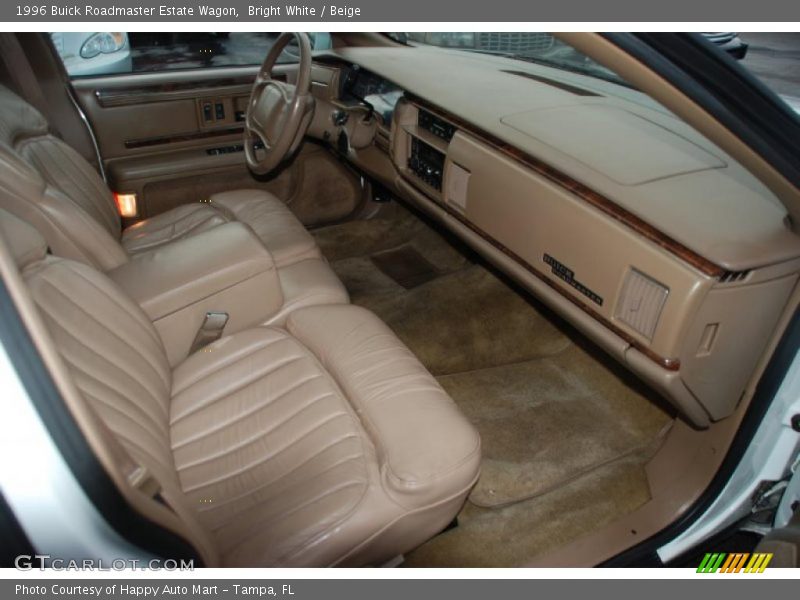 Bright White / Beige 1996 Buick Roadmaster Estate Wagon
