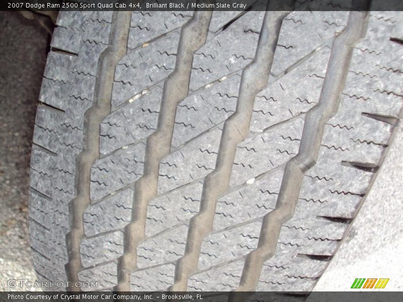 Brilliant Black / Medium Slate Gray 2007 Dodge Ram 2500 Sport Quad Cab 4x4