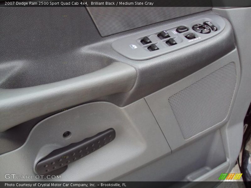 Brilliant Black / Medium Slate Gray 2007 Dodge Ram 2500 Sport Quad Cab 4x4