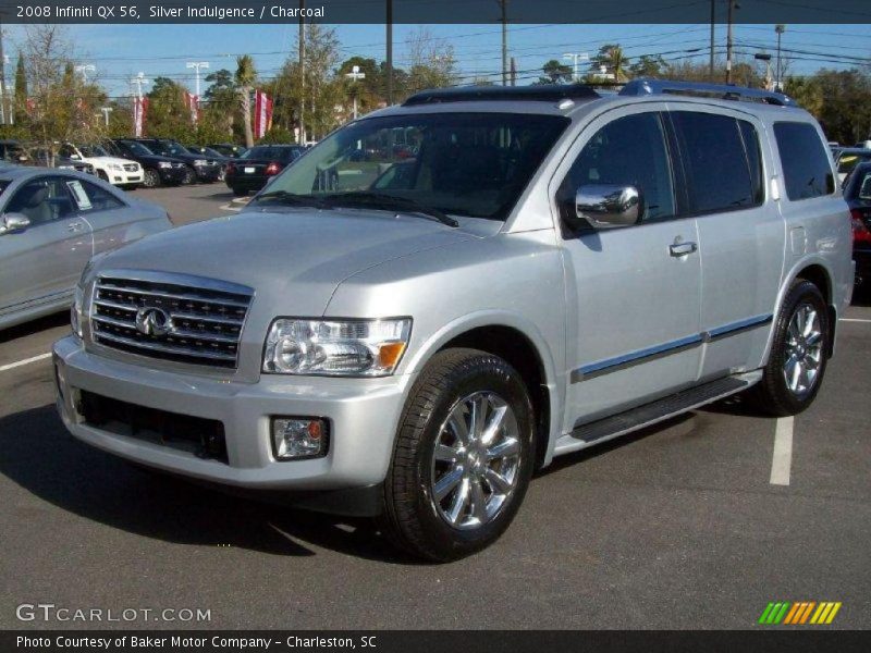 Silver Indulgence / Charcoal 2008 Infiniti QX 56