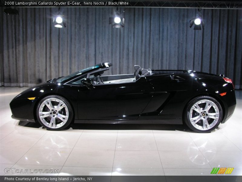 Nero Noctis / Black/White 2008 Lamborghini Gallardo Spyder E-Gear