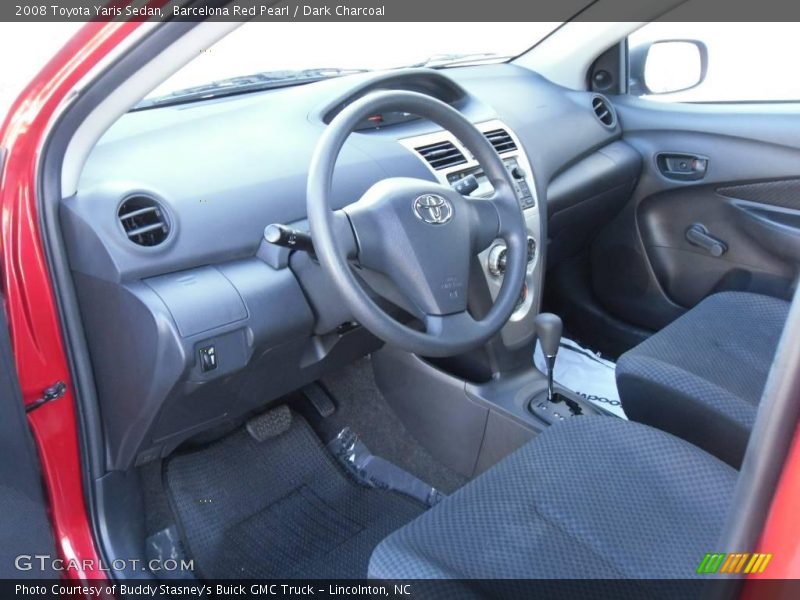Barcelona Red Pearl / Dark Charcoal 2008 Toyota Yaris Sedan