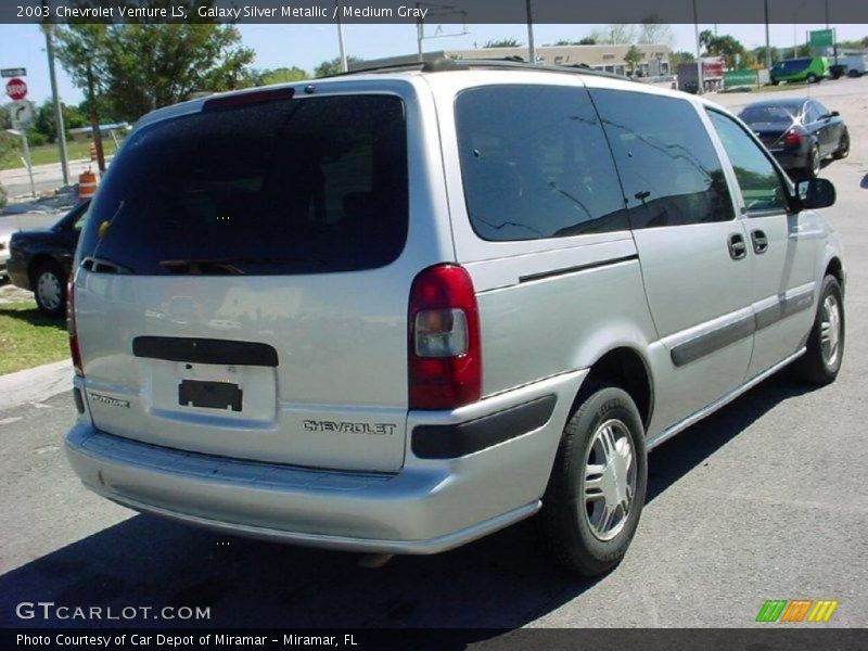 Galaxy Silver Metallic / Medium Gray 2003 Chevrolet Venture LS
