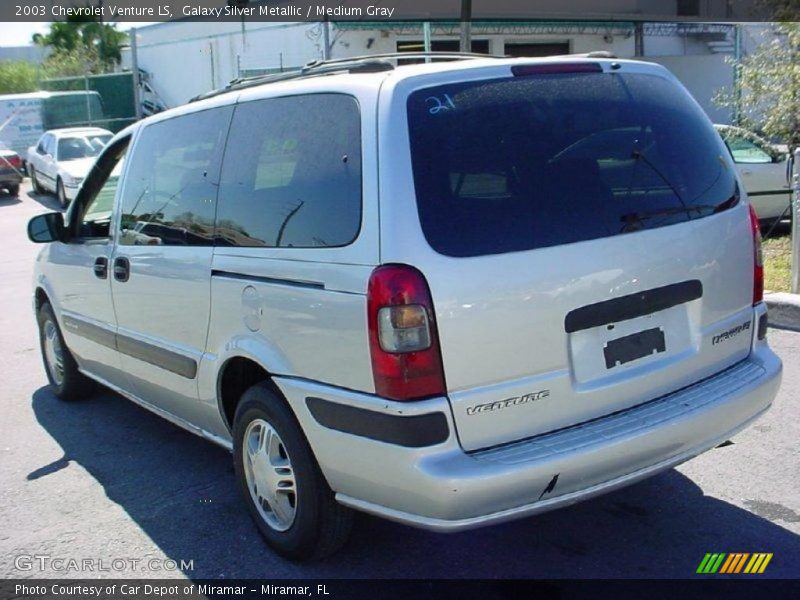 Galaxy Silver Metallic / Medium Gray 2003 Chevrolet Venture LS
