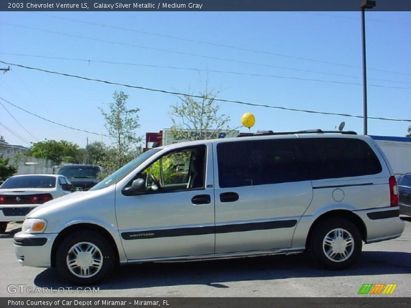 Galaxy Silver Metallic / Medium Gray 2003 Chevrolet Venture LS