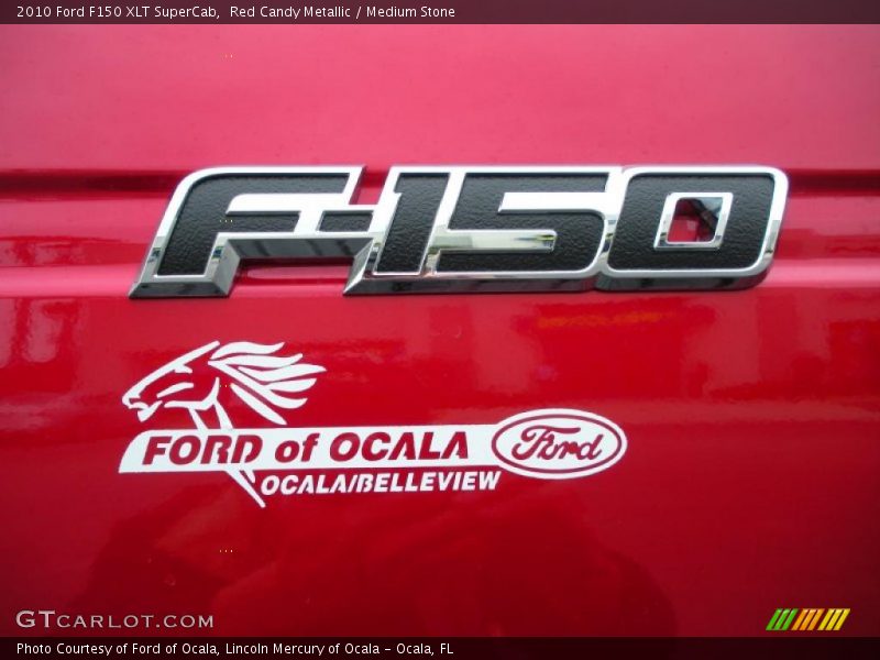 Red Candy Metallic / Medium Stone 2010 Ford F150 XLT SuperCab