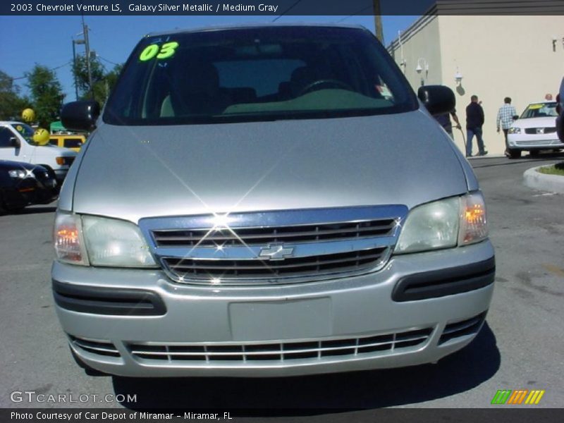 Galaxy Silver Metallic / Medium Gray 2003 Chevrolet Venture LS