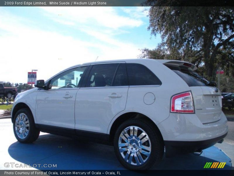 White Suede / Medium Light Stone 2009 Ford Edge Limited