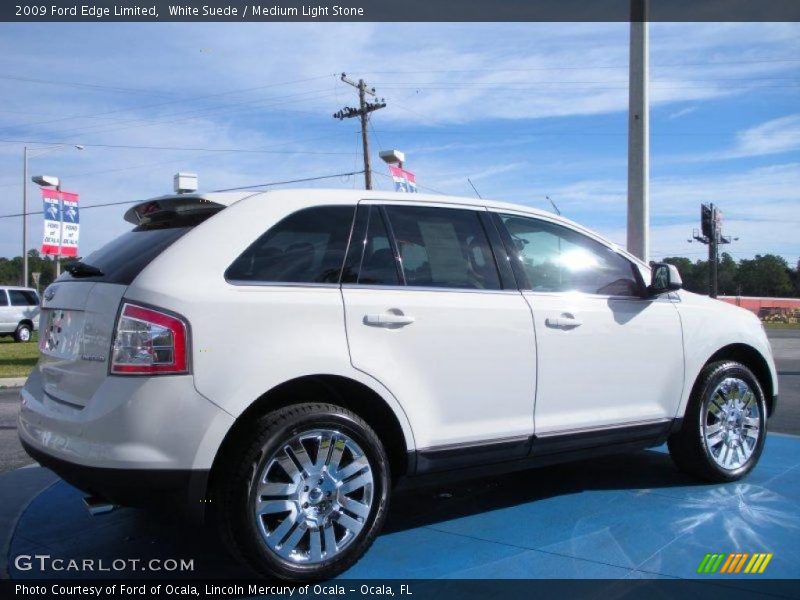 White Suede / Medium Light Stone 2009 Ford Edge Limited