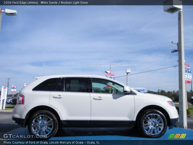 White Suede / Medium Light Stone 2009 Ford Edge Limited