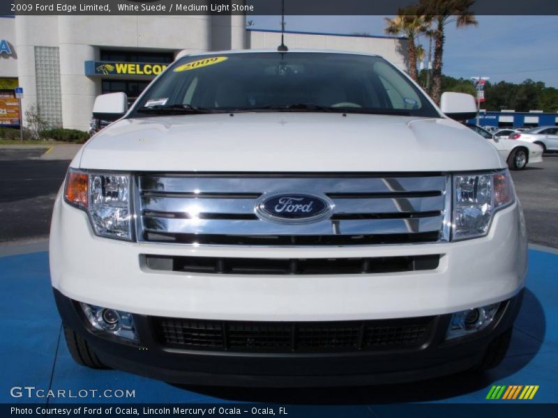 White Suede / Medium Light Stone 2009 Ford Edge Limited