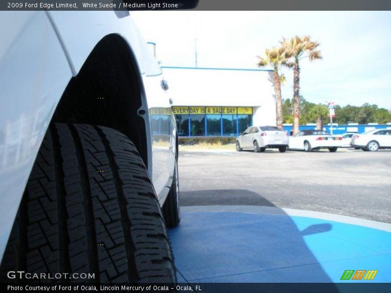 White Suede / Medium Light Stone 2009 Ford Edge Limited