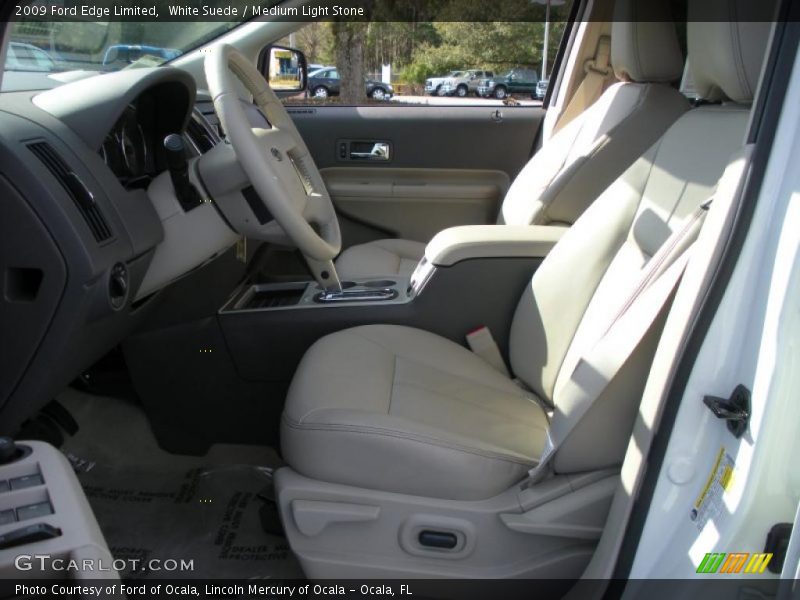 White Suede / Medium Light Stone 2009 Ford Edge Limited