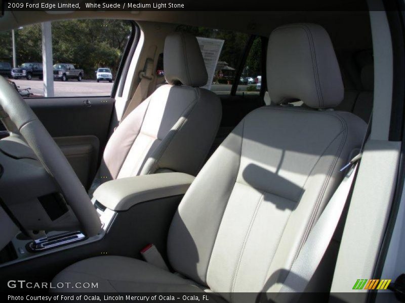 White Suede / Medium Light Stone 2009 Ford Edge Limited
