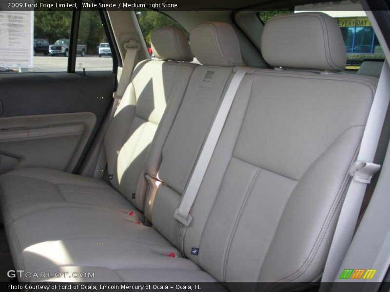 White Suede / Medium Light Stone 2009 Ford Edge Limited
