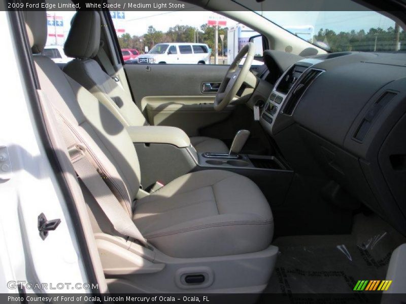 White Suede / Medium Light Stone 2009 Ford Edge Limited