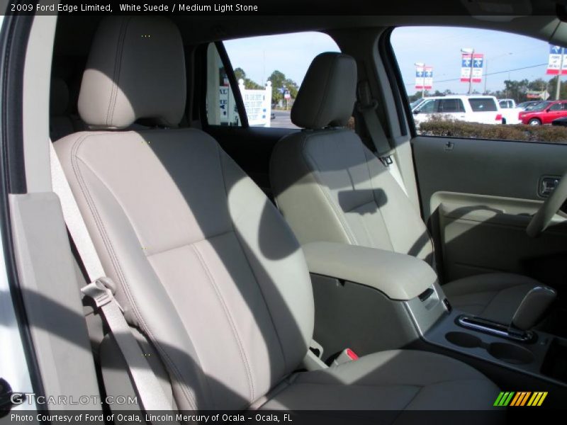 White Suede / Medium Light Stone 2009 Ford Edge Limited
