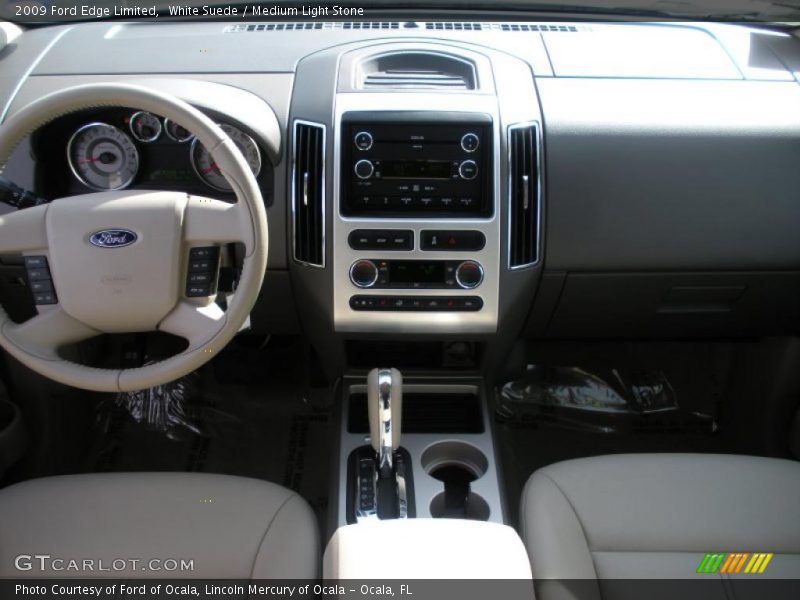White Suede / Medium Light Stone 2009 Ford Edge Limited