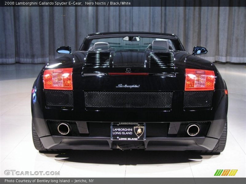 Nero Noctis / Black/White 2008 Lamborghini Gallardo Spyder E-Gear