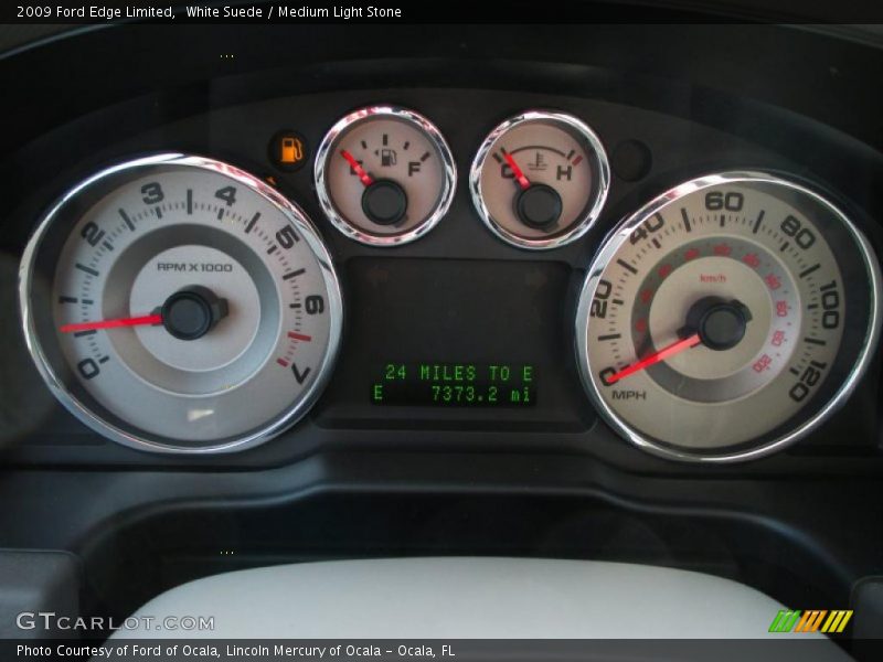 White Suede / Medium Light Stone 2009 Ford Edge Limited