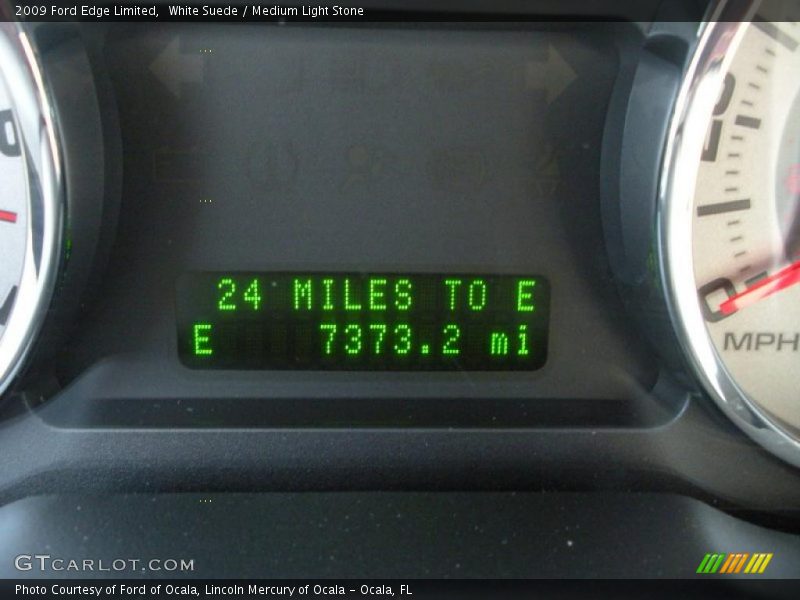 White Suede / Medium Light Stone 2009 Ford Edge Limited