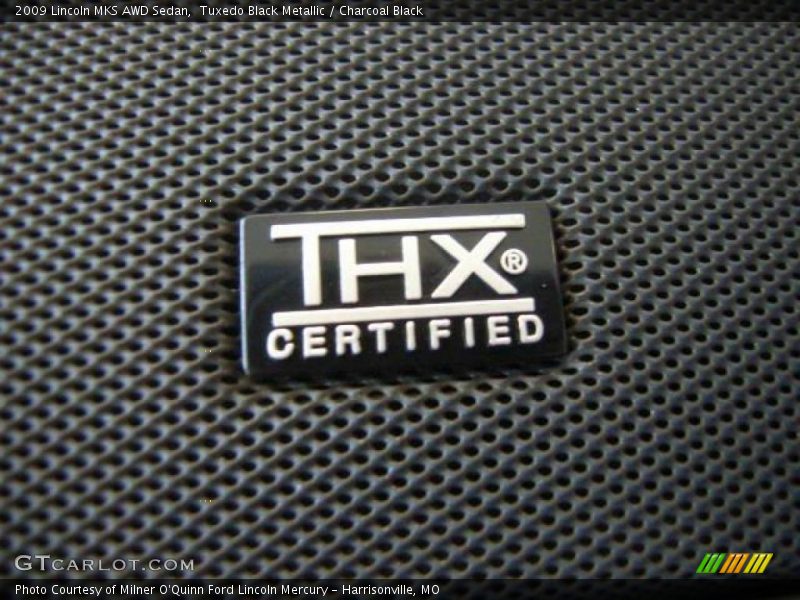 Tuxedo Black Metallic / Charcoal Black 2009 Lincoln MKS AWD Sedan