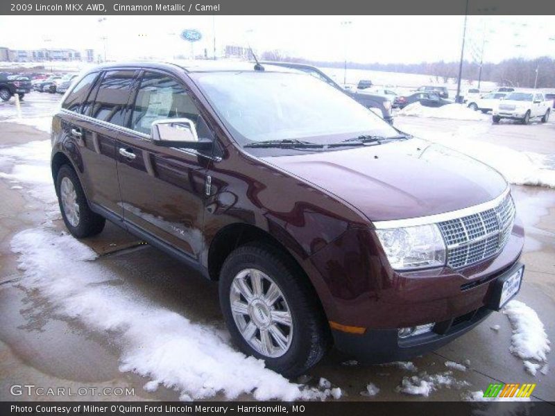 Cinnamon Metallic / Camel 2009 Lincoln MKX AWD
