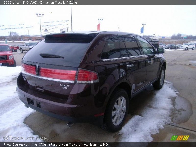 Cinnamon Metallic / Camel 2009 Lincoln MKX AWD