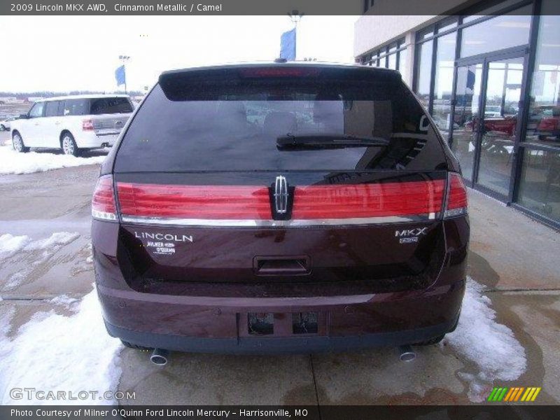 Cinnamon Metallic / Camel 2009 Lincoln MKX AWD