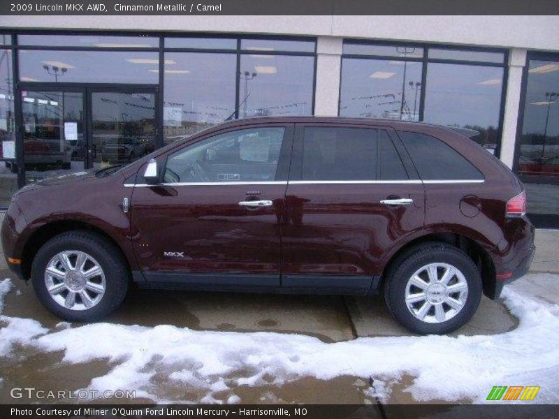 Cinnamon Metallic / Camel 2009 Lincoln MKX AWD
