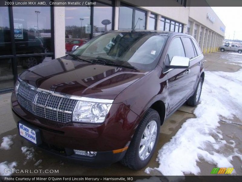 Cinnamon Metallic / Camel 2009 Lincoln MKX AWD