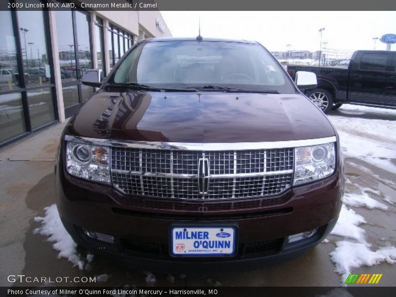 Cinnamon Metallic / Camel 2009 Lincoln MKX AWD