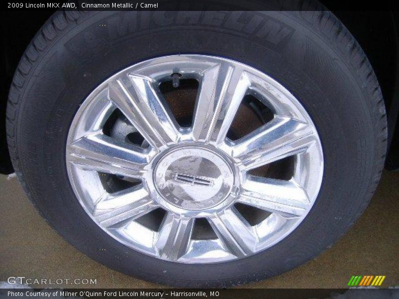 Cinnamon Metallic / Camel 2009 Lincoln MKX AWD