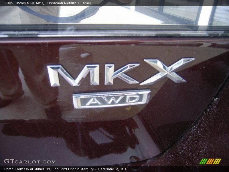 Cinnamon Metallic / Camel 2009 Lincoln MKX AWD