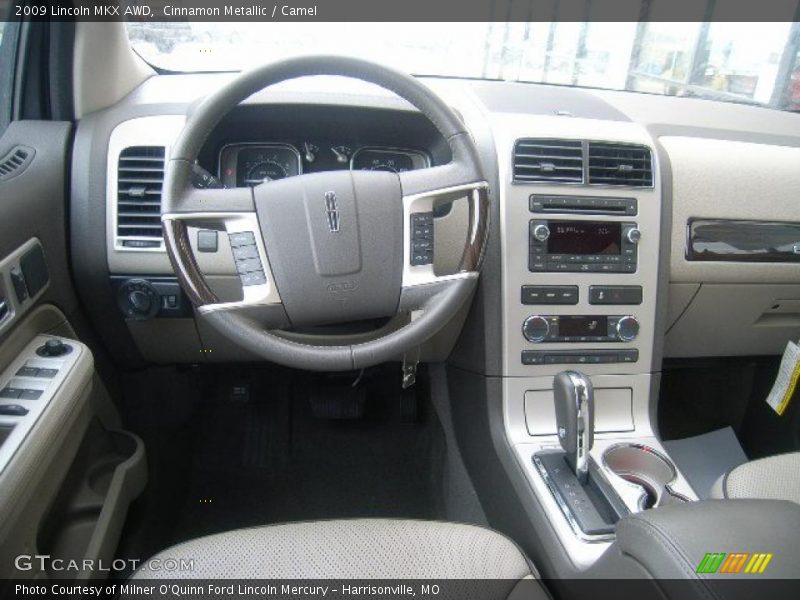 Cinnamon Metallic / Camel 2009 Lincoln MKX AWD
