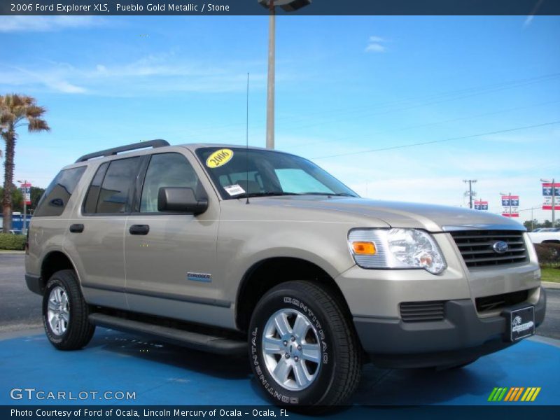 Pueblo Gold Metallic / Stone 2006 Ford Explorer XLS