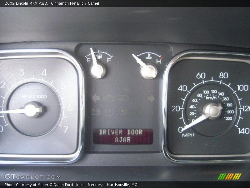 Cinnamon Metallic / Camel 2009 Lincoln MKX AWD