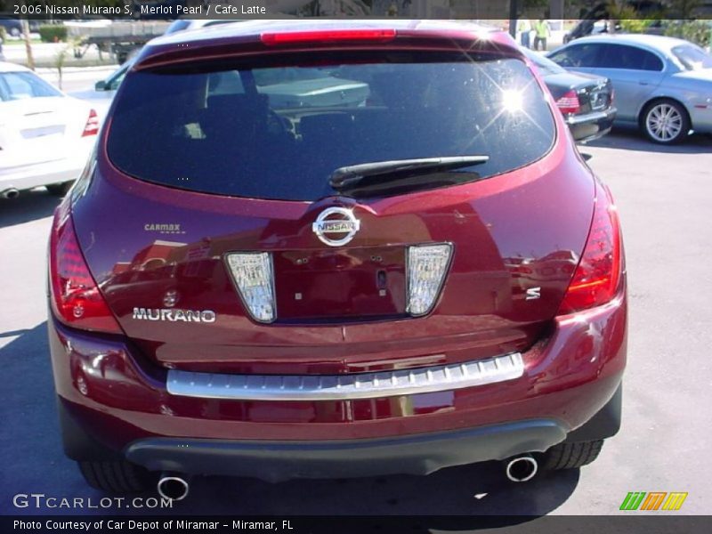 Merlot Pearl / Cafe Latte 2006 Nissan Murano S