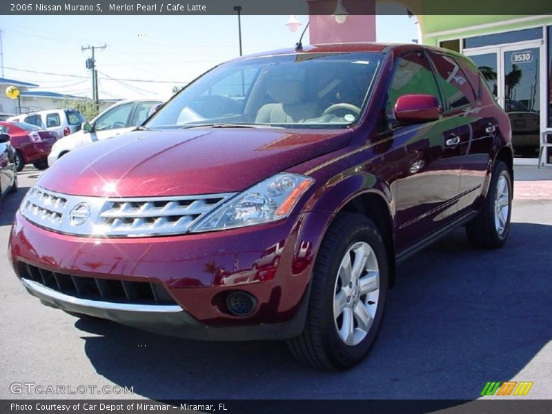 Merlot Pearl / Cafe Latte 2006 Nissan Murano S