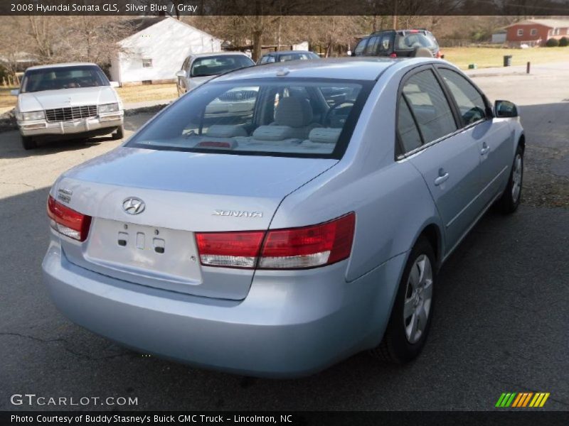 Silver Blue / Gray 2008 Hyundai Sonata GLS