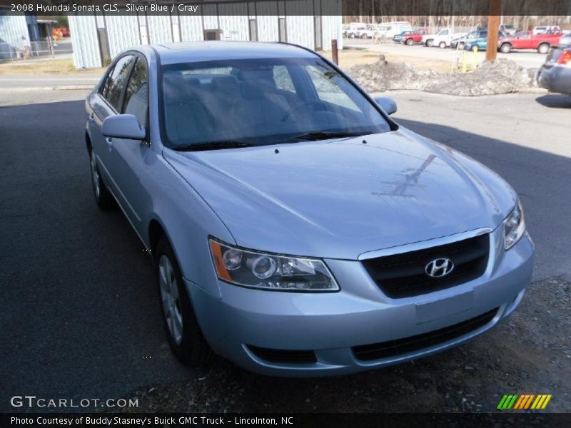 Silver Blue / Gray 2008 Hyundai Sonata GLS