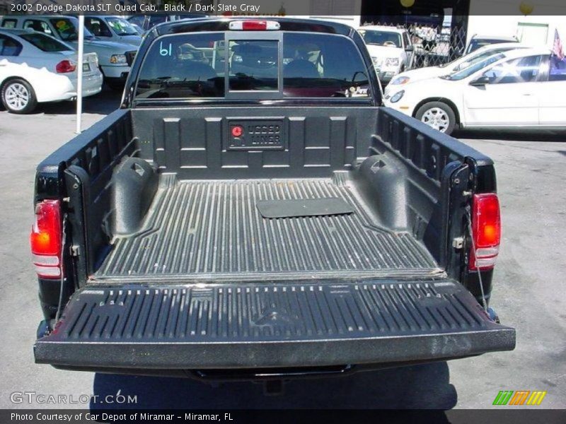 Black / Dark Slate Gray 2002 Dodge Dakota SLT Quad Cab