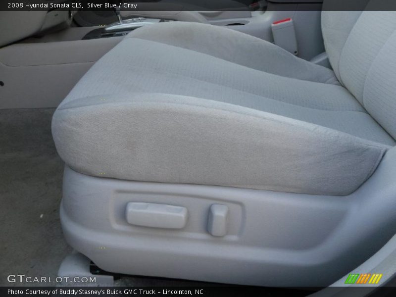 Silver Blue / Gray 2008 Hyundai Sonata GLS