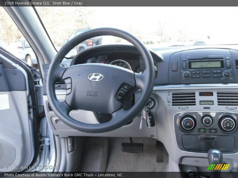 Silver Blue / Gray 2008 Hyundai Sonata GLS