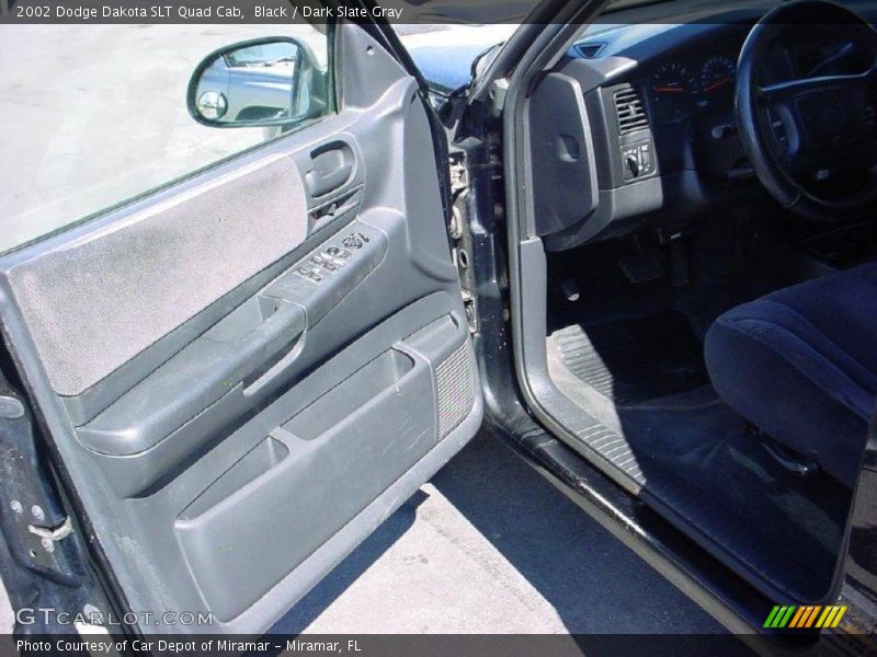 Black / Dark Slate Gray 2002 Dodge Dakota SLT Quad Cab